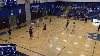 Brockport vs Spencerport High Sch Varsity Mens Basketball [upl. by Anaili]