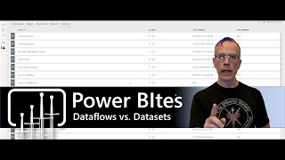 Dataflows vs Datasets [upl. by Corrianne426]