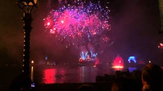 Firework Finale  Epcot  Fourth of July  July 4 2014  Disney World [upl. by Ahseral283]