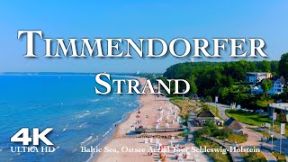 Lübeck TIMMENDORFER STRAND 🇩🇪 Drone Aerial 4K 2024 Drohne Ostsee Scharbeutz Germany Deutschland [upl. by Nicholl905]