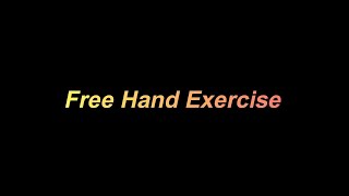 Free Hand Exercise  Practice Video exercise freehand yoga video youtube explore [upl. by Pudendas503]