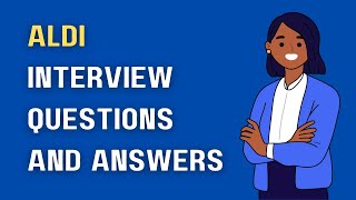 ALDI Interview Questions And Answers [upl. by Auqenes]