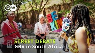 Street Debate GenderBased Violence in South Africa [upl. by Didi]