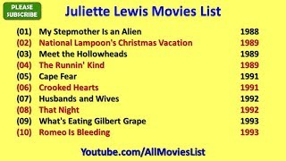 Juliette Lewis Movies List [upl. by Lothair]