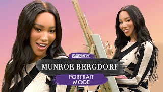 Munroe Bergdorf Paints A SelfPortrait And Answers Questions About Her Life  Portrait Mode [upl. by Adnarim]