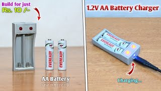 How to Charge AA Battery at Home  How to Make Simple NiMH Battery Charger [upl. by Tihor971]