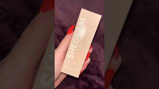 Sheglam hydrating foundation  porcelain ✨unboxing makeup swatches sheglam shein beauty [upl. by Yarrum]