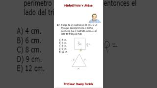 Perímetros y Áreas Ejercicio 17 [upl. by Alrahs]