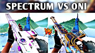 Spectrum Phantom VS ONI Phantom Comparison  Which One Is The Best Phantom Skin In Valorant [upl. by Ahtiuqal219]