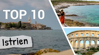 ISTRIEN  TOP 10 Sehenswürdigkeiten amp Strände für deinen Urlaub in KROATIEN [upl. by Hamilah674]