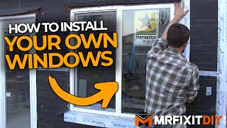 How to Install a New Window  New Construction  DIY Guide [upl. by Okoy149]