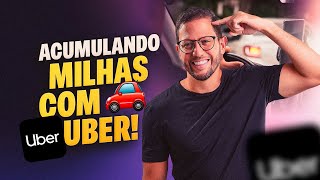 COMO ACUMULAR MILHAS COM UBER  Na prática [upl. by Annawot]