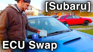 How to Change ECU Engine Control Unit Swap  Subaru [upl. by Vrablik]