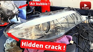 BMW Headlights Condensation repair part 2 [upl. by Sirej]