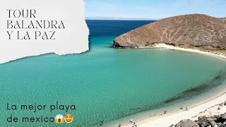 Playa Balandra y La paz 2024🌊🤩TOUR completoTipsLa playa más bonita de México WOW [upl. by Alinoel]