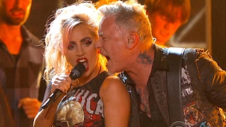 How the Lady Gaga Metallica Duet Happened at the 2017 Grammy Awards  ABC News [upl. by Aserahs38]