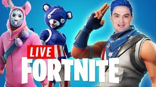 JOGUEI FORTNITE AO VIVO E FUI MUITO BEM [upl. by Feilak905]