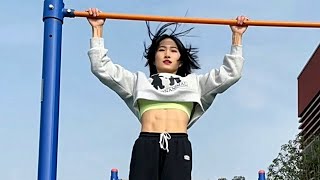 The Strongest Female Calisthenics Athlete in China [upl. by Nayra432]