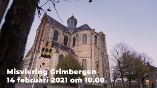 Misviering Grimbergen  14 februari 2021 om 1000 [upl. by Nyltak]