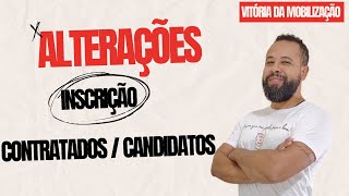 ALTERAÇÃO PRAZO DE INSCRIÇÃO DOCENTES CONTRATADOS E CANDIDATOS A CONTRATAÇÃO VITÓRIA DA MOBILIZAÇÃO [upl. by Waugh357]