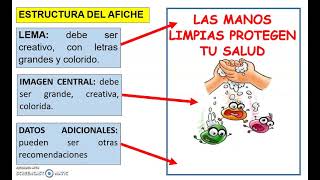 EL AFICHE definición estructura ejemplos [upl. by Schell]