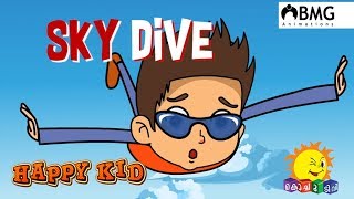 Happy Kid  Sky Dive  Episode 132  Kochu TV  Malayalam [upl. by Jillene463]