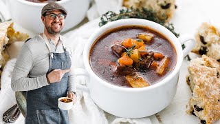 Irish Beef Stew Recipe with Guinness [upl. by Akkin]