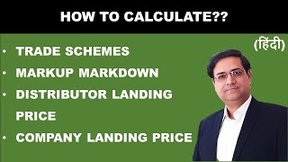 FMCG Margin Calculation  MarkUp  MarkDown  Scheme Calculation In FMCG  FMCG Business [upl. by Naanac]