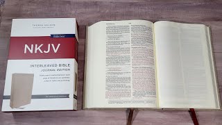 NKJV Interleaved Bible Journal Edition [upl. by Zitella153]