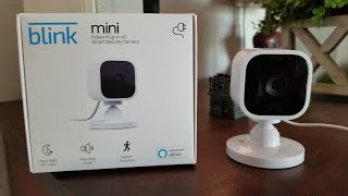 Amazon Blink Mini Indoor Camera Review  What Can It Do [upl. by Rise573]