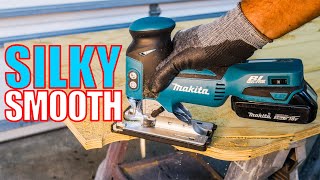 Makita XVJ01Z 18V Brushless Jig Saw Review SMOOTH OPERATOR [upl. by Valaree579]