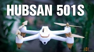 Hubsan H501S FPV Drone With GPS Review English [upl. by Eerak698]