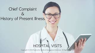 Chief Complaint amp History of Present Illness Hospital [upl. by Leandre]