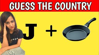 Guess the COUNTRY by EMOJI Challenge [upl. by Arbuckle872]