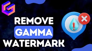 How To Remove Gamma Watermark  Quick Guide 2024 [upl. by Htebazileharas]