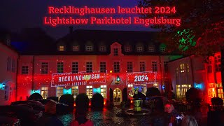 Recklinghausen leuchtet 2024  Lightshow Parkhotel Engelsburg [upl. by Sieber]