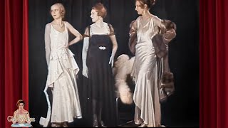 The 1920s Fashion Revolution  Restored Colorized Film 1929 [upl. by Arondell]