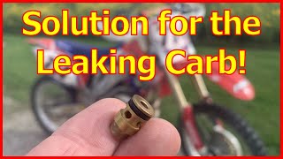 How to Fix Carb Overflow Leaking [upl. by Shutz910]