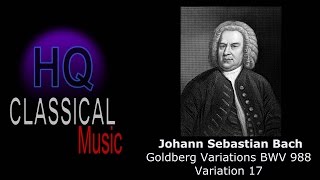 BACH  Goldberg Variation 17 [upl. by Euqinommod]