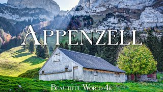 Appenzell Switzerland 4K UHD • Stunning Footage Scenic Relaxation Film with Calming Music [upl. by Cyma]