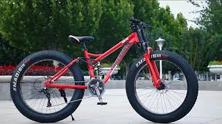 Foreshow Mountain Bike Thick Mountain Bike Fat Bike Mountain Bike Variable Speed Road Speed Bike [upl. by Ashlan]