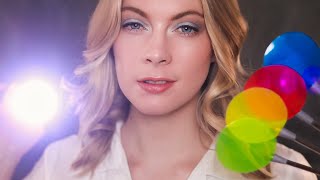 ASMR EYES CLOSED Cranial Nerve Exam 👀 Eye amp Hearing Test Tuning Forks Light Triggers [upl. by Yelkcub]