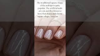 Mastering Popular Square Nail Tips Perfect Shape Stunning Designs and Expert Tips [upl. by Korrie]