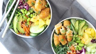 Easy Crunchy Breaded Fish Poke Bowls [upl. by Mikaela632]