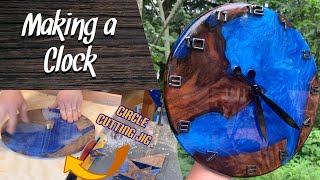 Making an Epoxy and Wood Clock [upl. by Aurel549]