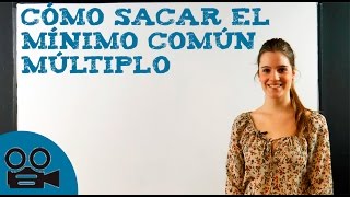 Cómo sacar el mínimo común múltiplo [upl. by Nylecsoj254]