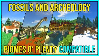 How to Make FOSSILS AND ARCHEOLOGY Work With BIOMES O PLENTY 2021 [upl. by Weatherley716]