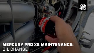 Mercury Pro XS Maintenance Oil Change [upl. by Mercorr]