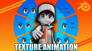 3 Simple ways to Animate Face Textures In Blender [upl. by Hare]