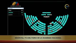 Votación del cambio del orden del día por el Asambleísta Jahiren Noriega [upl. by Kcub]